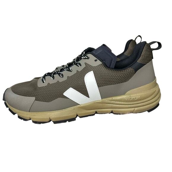 Veja Dekkan Alveomesh Sneaker Lace Up Vibram Soles Khaki Brown Mens Size 11